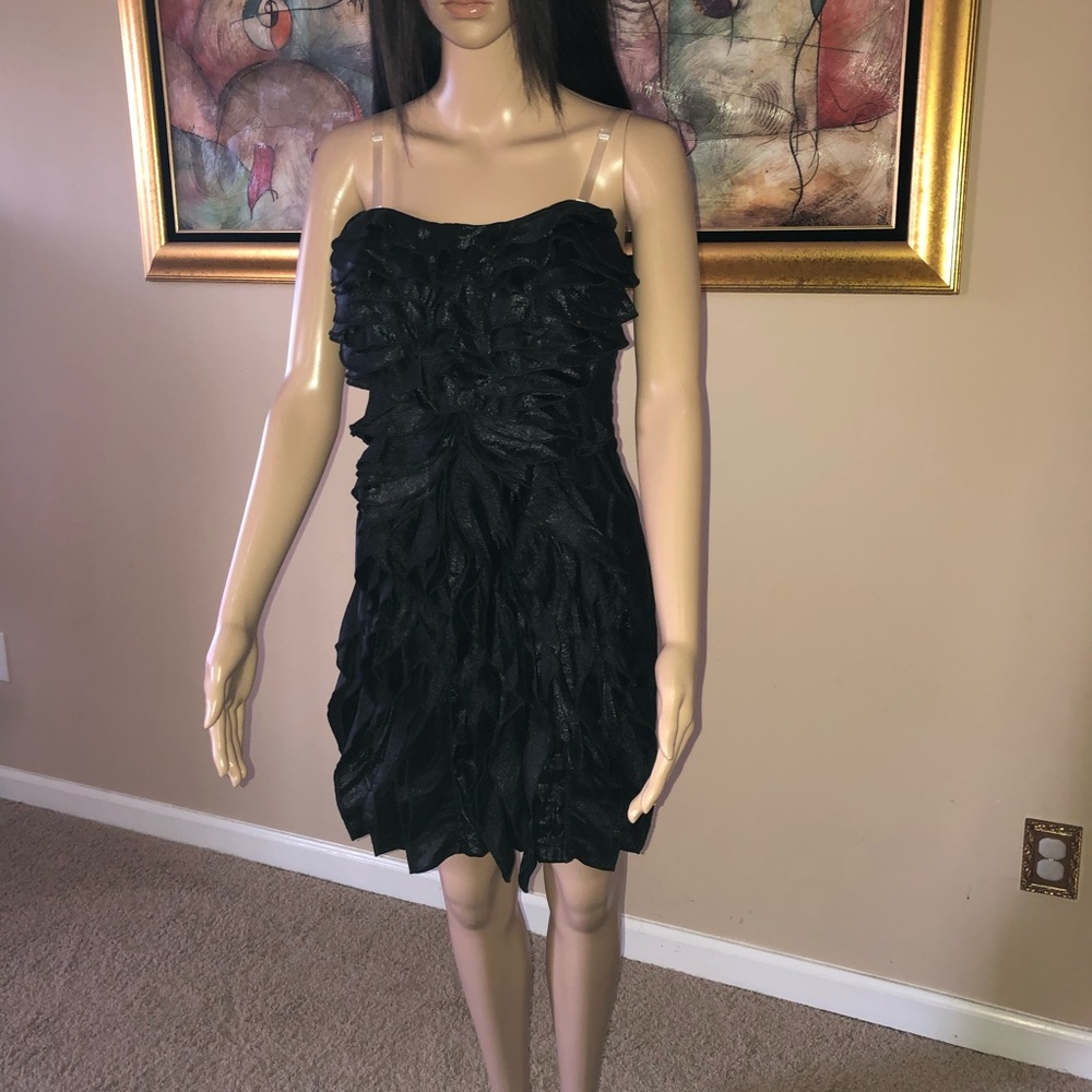 Ruffled Fitted Dress